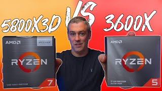 Ryzen 5 3600X Vs Ryzen 7 5800X3D  20 Game Benchmark [upl. by Di]