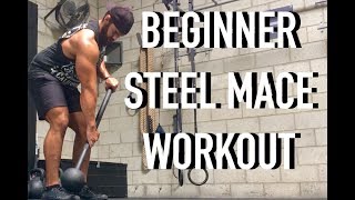 Beginner Steel Mace Workout with Coach Vaughn [upl. by Claretta]