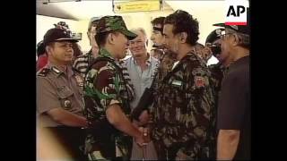 EAST TIMOR GUSMAO BIDS FAREWELL TO INDONESIAN TROOPS [upl. by Nath512]