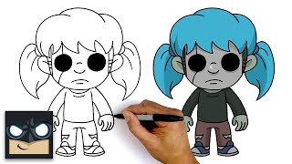 How To Draw Sally Face  Step By Step Tutorial [upl. by Ardnek]