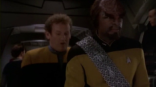 Lt Commander Worf and Chief OBrien meet again [upl. by Yntirb]