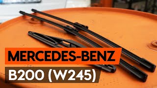 Wie MERCEDESBENZ B200 W245 Scheibenwischer wechseln AUTODOC TUTORIAL [upl. by Hoffman]