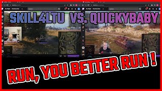 Skill4ltu VS Quickybaby  Skill chases QB on Twitch [upl. by Eipper565]