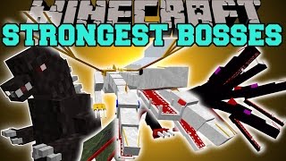 Minecraft OVERPOWERED BOSSES THE STRONGEST MOBS ALIVE Mod Showcase [upl. by Codee672]