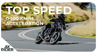 2020 MT03 TOP SPEED AND ACCELERATION [upl. by Evey154]