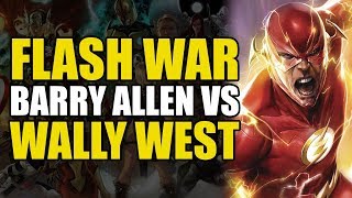 Wally West vs Barry Allen Flash War Part 2 [upl. by Guild615]