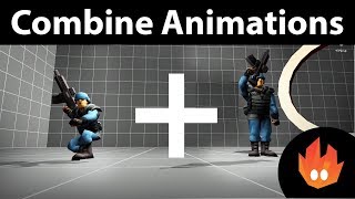 Unity Tutorial  Combine Animations [upl. by Joeann]