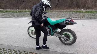 Kawasaki klx 650 test ride [upl. by Spielman217]