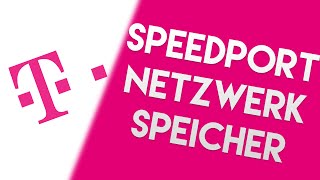 SpeedportRouter  NETZWERKSPEICHER EINRICHTEN [upl. by Tol]