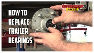 How to  Replace Trailer Wheel Bearings  Supercheap Auto [upl. by Atled]