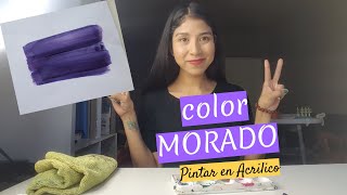 Cómo hacer color MORADO Super facil [upl. by Shannon]