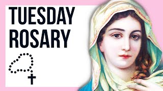 TUESDAY  SORROWFUL  Follow Along Rosary 15 Minute  SPOKEN ONLY [upl. by Eittocs]