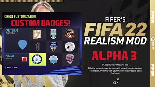 🔴 LIVE  FIFA 22  FIFERs Realism Mod Version 10 Alpha 3 [upl. by Eliathas]