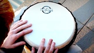 Hand Drum Tutorial Finger Roll Lesson [upl. by Aprilette]