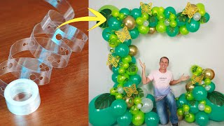 COMO HACER UN ARCO DE GLOBOS  decoracion cumpleaños  guirnalda de globos  gustavo gg [upl. by Eselahc]