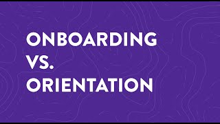 Employee Onboarding vs Employee Orientation [upl. by Yasnyl]