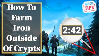 Valheim  How To Farm Iron Outside Of Crypts [upl. by Einra245]