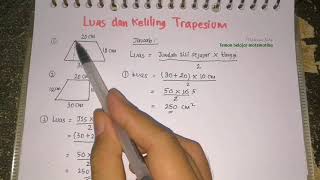 Luas dan Keliling Trapesium  Matematika [upl. by Evadne]