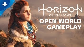 Horizon Zero Dawn  HandsOn 20 Minutes of Open World Gameplay  PS4 [upl. by Hewet]