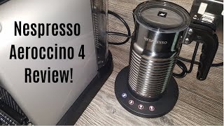 Nespresso Aeroccino 4 Milk Frother Review  Worth upgrading from the Aeroccino 3 [upl. by Winebaum]