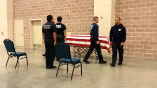 Honor Guard Training Casket Watch [upl. by Darrell]