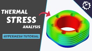 ThermalStress Analysis using Hypermesh Optistruct Tutorial [upl. by Alekim74]