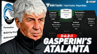 MASTERING GASPERINIS ATALANTA 3421 TACTICS IN FC 25 [upl. by Oirad]