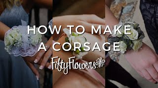 How to Make a Corsage [upl. by Einolem444]