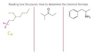 Reading Skeletal Line Structures Organic Chemistry Part 1 [upl. by Rattray]