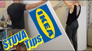 IKEA STUVA Loft Bed Build Tips [upl. by Yeruoc]