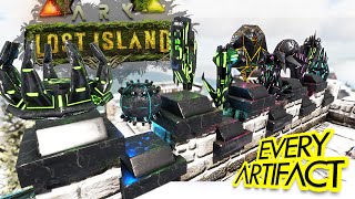 ALL Artifacts on ARK Lost Island Guide [upl. by Fanchette258]