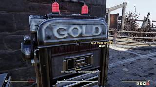 Where to Find the Gold Bullion Press in Foundation Fallout 76 [upl. by Llirrehs]