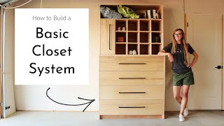 How to Build a Closet SystemDrawers Cubbies amp BeltTie Rack [upl. by Risteau]