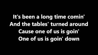 Youre Going Down  Sick Puppies Lyrics 1080p [upl. by Brote]