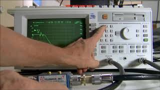 Testing a Low Pass Filter with a Network Analyzer [upl. by Kee602]