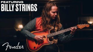 Billy Strings  American Acoustasonic Stratocaster  Fender [upl. by Merow]