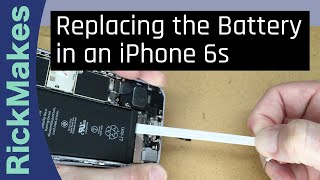 Replacing the Battery in an iPhone 6s [upl. by Frodi157]