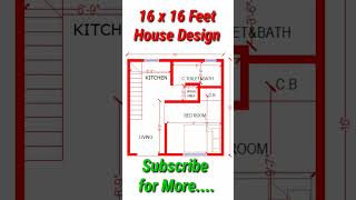 256 sqft House Design  25 sqm Home plan [upl. by Wall375]