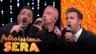 Felicissima sera  Eros Ramazzotti canta quotPiù bella cosa non cèquot [upl. by Damales]