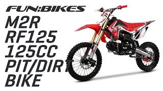 Product Overview M2R RF125 S2 125cc Dirt and Pit Bike 2018 [upl. by Meredeth]