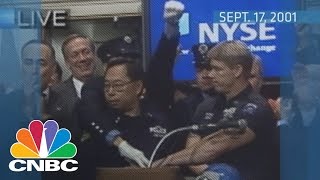 Reopening the NYSE after 911  Archives  CNBC [upl. by Aynna18]