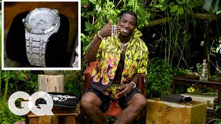 Gucci Mane Shows Off His Insane Jewelry Collection  On the Rocks  GQ [upl. by Htehpaj]