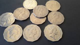 Australian COA 50 cent coins worth money [upl. by Semela]