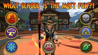 Wizard101 Ranking Schools On Fun [upl. by Eanad935]