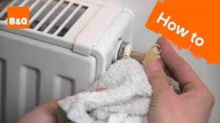 How to bleed a radiator [upl. by Notrem]