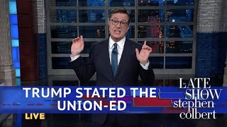 Stephen Goes Live After Trumps State Of The Union [upl. by Obnukotalo]