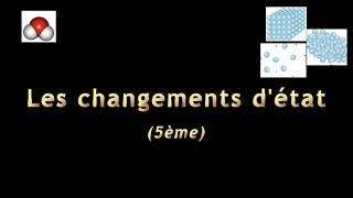 LCDR  Les changement états 5ème [upl. by Alek]