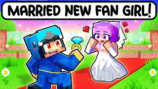 Omz MARRIED A NEW CRAZY FAN GIRL in Minecraft [upl. by Rosmarin578]