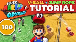 Super Mario Odyssey  HOW TO SCORE 100 in Volleyball amp Jump Rope TUTORIAL [upl. by Smeaj]