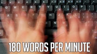 FASTEST TYPER IN TYPERACER  180 WORDS PER MINUTE [upl. by Refinne]